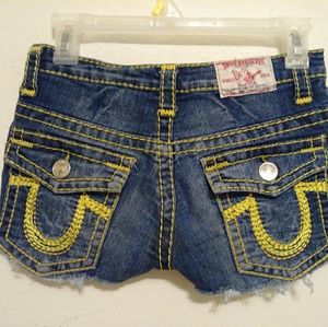 True Religion shorts, (cut off jeans)
